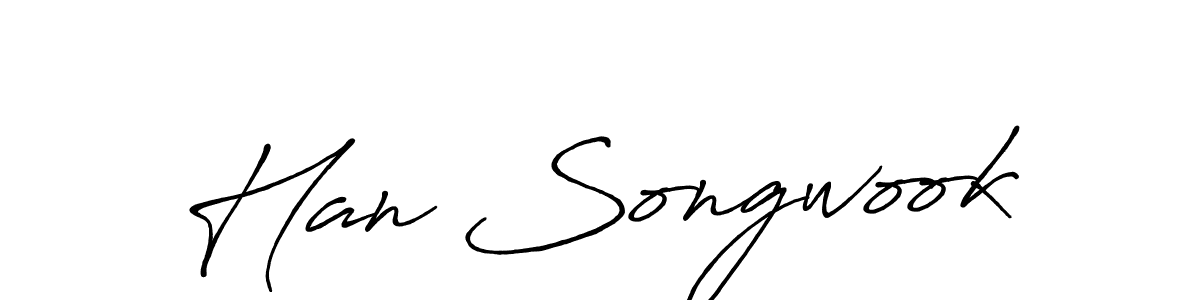 Antro_Vectra_Bolder is a professional signature style that is perfect for those who want to add a touch of class to their signature. It is also a great choice for those who want to make their signature more unique. Get Han Songwook name to fancy signature for free. Han Songwook signature style 7 images and pictures png