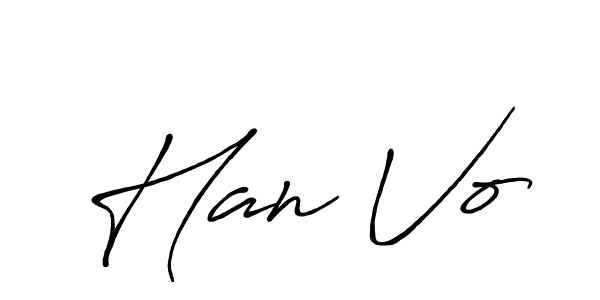 How to make Han Vo name signature. Use Antro_Vectra_Bolder style for creating short signs online. This is the latest handwritten sign. Han Vo signature style 7 images and pictures png