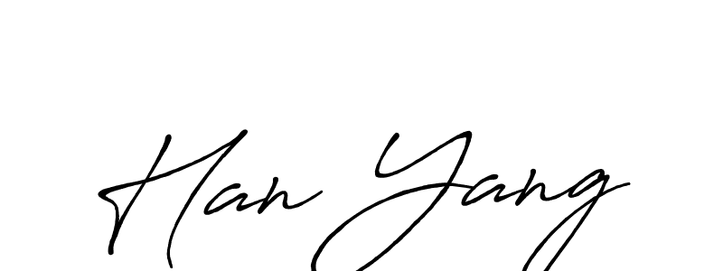 Similarly Antro_Vectra_Bolder is the best handwritten signature design. Signature creator online .You can use it as an online autograph creator for name Han Yang. Han Yang signature style 7 images and pictures png