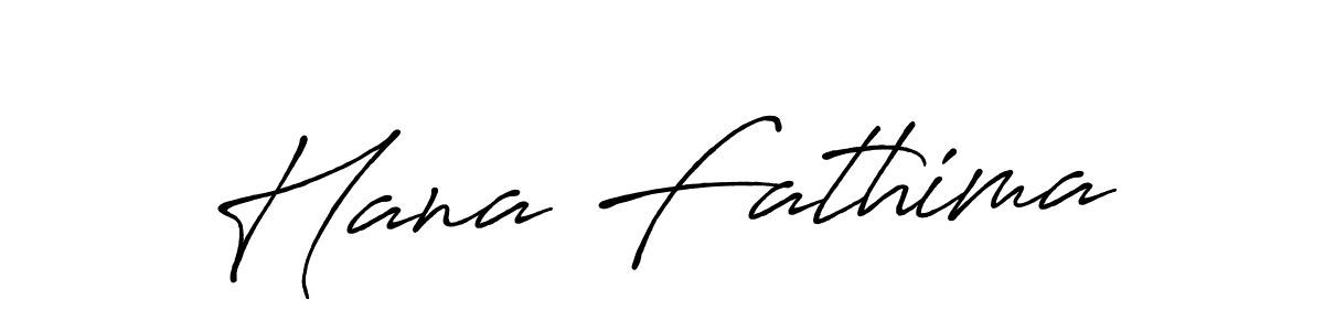 Hana Fathima stylish signature style. Best Handwritten Sign (Antro_Vectra_Bolder) for my name. Handwritten Signature Collection Ideas for my name Hana Fathima. Hana Fathima signature style 7 images and pictures png
