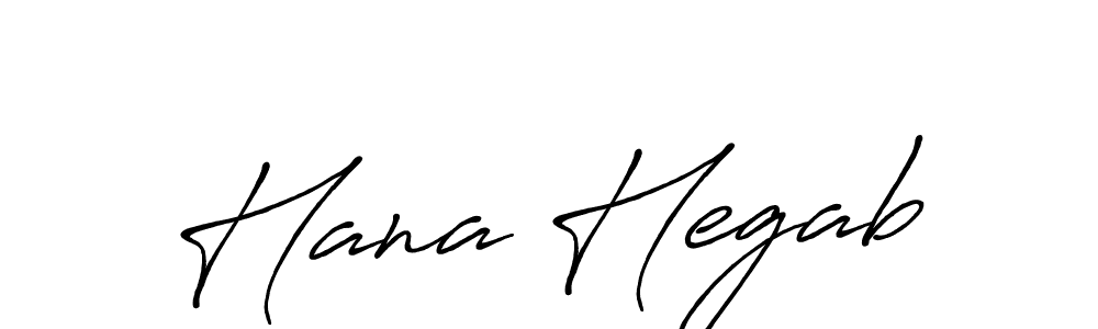 Also You can easily find your signature by using the search form. We will create Hana Hegab name handwritten signature images for you free of cost using Antro_Vectra_Bolder sign style. Hana Hegab signature style 7 images and pictures png