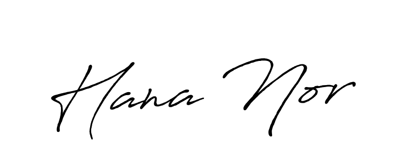 How to make Hana Nor signature? Antro_Vectra_Bolder is a professional autograph style. Create handwritten signature for Hana Nor name. Hana Nor signature style 7 images and pictures png