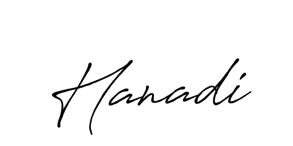 How to make Hanadi name signature. Use Antro_Vectra_Bolder style for creating short signs online. This is the latest handwritten sign. Hanadi signature style 7 images and pictures png