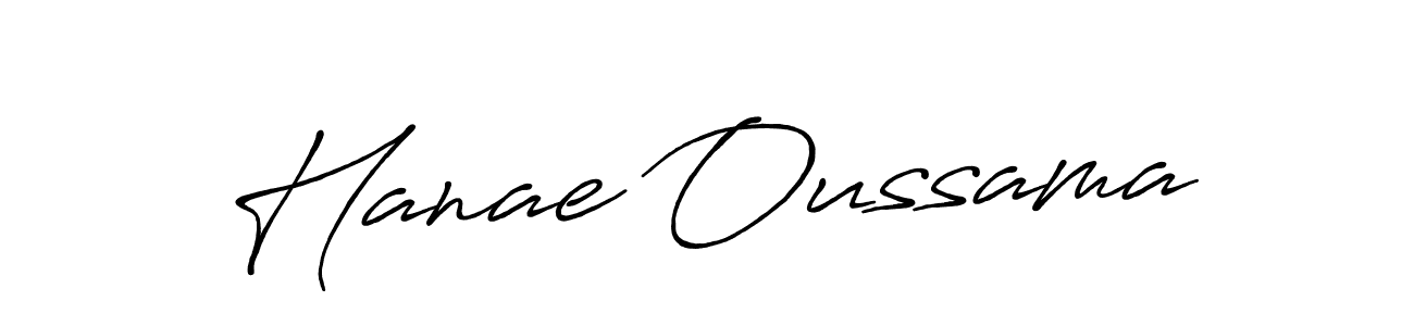 Best and Professional Signature Style for Hanae Oussama. Antro_Vectra_Bolder Best Signature Style Collection. Hanae Oussama signature style 7 images and pictures png