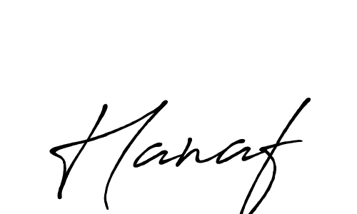 Use a signature maker to create a handwritten signature online. With this signature software, you can design (Antro_Vectra_Bolder) your own signature for name Hanaf. Hanaf signature style 7 images and pictures png