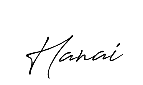 You should practise on your own different ways (Antro_Vectra_Bolder) to write your name (Hanai) in signature. don't let someone else do it for you. Hanai signature style 7 images and pictures png