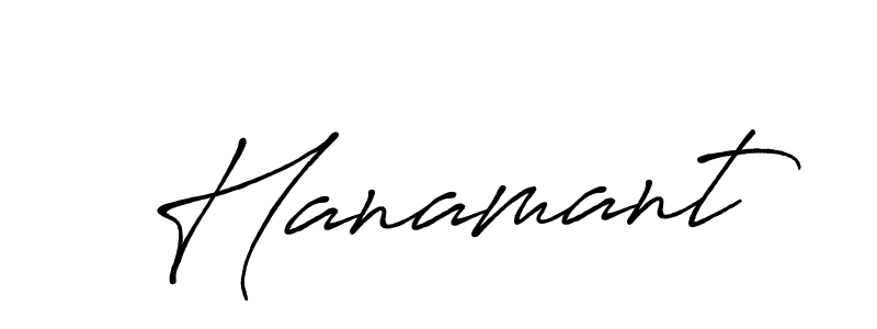 Design your own signature with our free online signature maker. With this signature software, you can create a handwritten (Antro_Vectra_Bolder) signature for name Hanamant. Hanamant signature style 7 images and pictures png