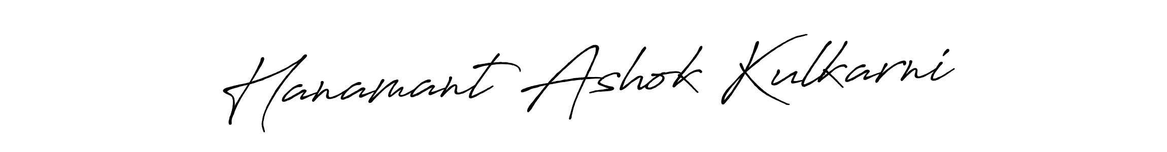 Make a beautiful signature design for name Hanamant Ashok Kulkarni. Use this online signature maker to create a handwritten signature for free. Hanamant Ashok Kulkarni signature style 7 images and pictures png