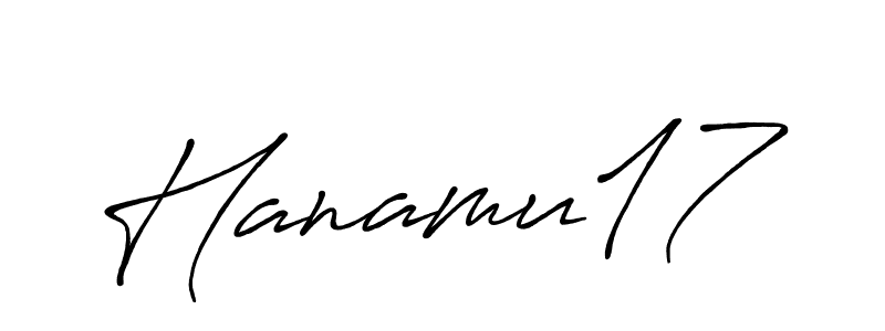 The best way (Antro_Vectra_Bolder) to make a short signature is to pick only two or three words in your name. The name Hanamu17 include a total of six letters. For converting this name. Hanamu17 signature style 7 images and pictures png