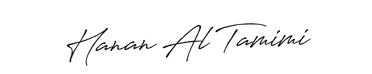 It looks lik you need a new signature style for name Hanan Al Tamimi. Design unique handwritten (Antro_Vectra_Bolder) signature with our free signature maker in just a few clicks. Hanan Al Tamimi signature style 7 images and pictures png