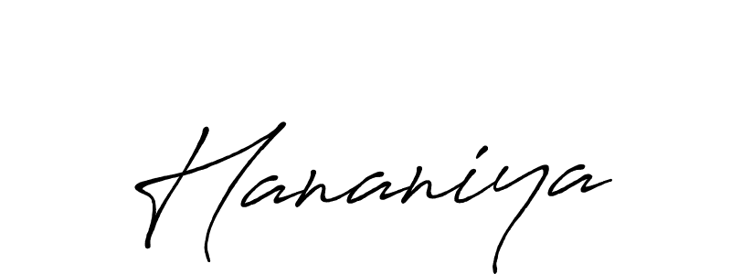 It looks lik you need a new signature style for name Hananiya. Design unique handwritten (Antro_Vectra_Bolder) signature with our free signature maker in just a few clicks. Hananiya signature style 7 images and pictures png