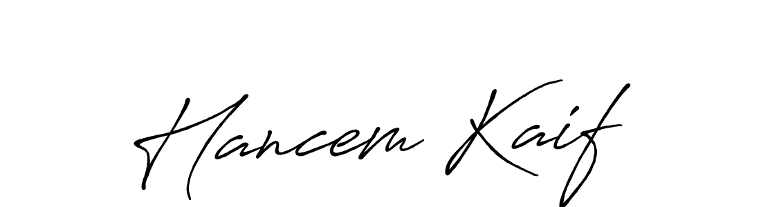 You can use this online signature creator to create a handwritten signature for the name Hancem Kaif. This is the best online autograph maker. Hancem Kaif signature style 7 images and pictures png