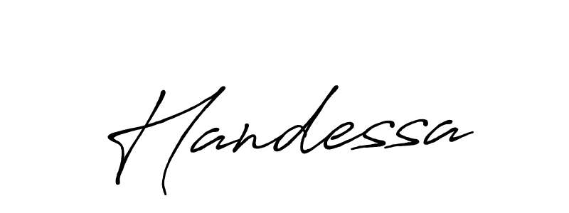 Handessa stylish signature style. Best Handwritten Sign (Antro_Vectra_Bolder) for my name. Handwritten Signature Collection Ideas for my name Handessa. Handessa signature style 7 images and pictures png