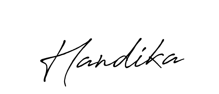 Also You can easily find your signature by using the search form. We will create Handika name handwritten signature images for you free of cost using Antro_Vectra_Bolder sign style. Handika signature style 7 images and pictures png