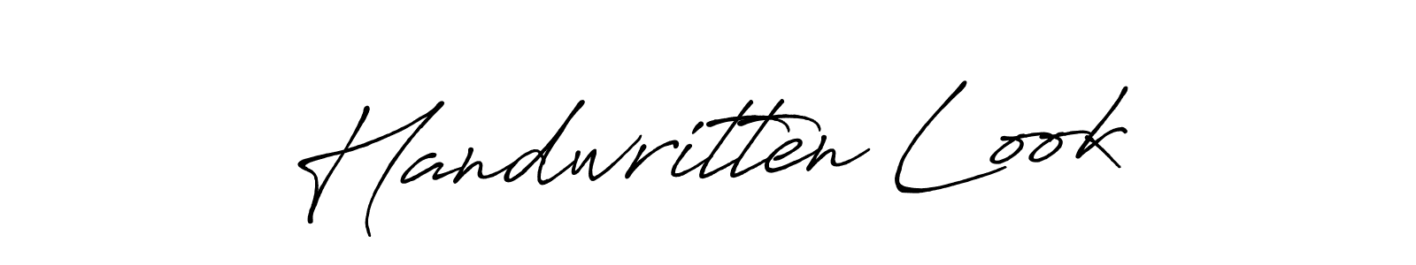 How to Draw Handwritten Look signature style? Antro_Vectra_Bolder is a latest design signature styles for name Handwritten Look. Handwritten Look signature style 7 images and pictures png