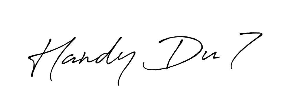 Here are the top 10 professional signature styles for the name Handy Du 7. These are the best autograph styles you can use for your name. Handy Du 7 signature style 7 images and pictures png