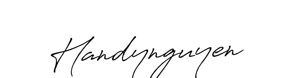 Create a beautiful signature design for name Handynguyen. With this signature (Antro_Vectra_Bolder) fonts, you can make a handwritten signature for free. Handynguyen signature style 7 images and pictures png