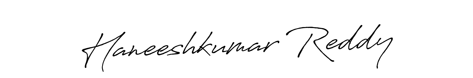 Design your own signature with our free online signature maker. With this signature software, you can create a handwritten (Antro_Vectra_Bolder) signature for name Haneeshkumar Reddy. Haneeshkumar Reddy signature style 7 images and pictures png