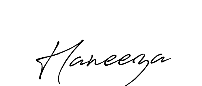 Haneeza stylish signature style. Best Handwritten Sign (Antro_Vectra_Bolder) for my name. Handwritten Signature Collection Ideas for my name Haneeza. Haneeza signature style 7 images and pictures png