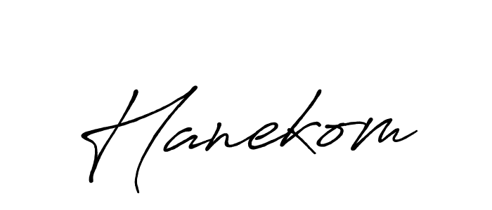 The best way (Antro_Vectra_Bolder) to make a short signature is to pick only two or three words in your name. The name Hanekom include a total of six letters. For converting this name. Hanekom signature style 7 images and pictures png