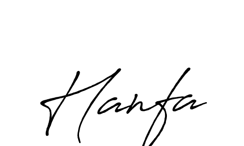 Make a beautiful signature design for name Hanfa. With this signature (Antro_Vectra_Bolder) style, you can create a handwritten signature for free. Hanfa signature style 7 images and pictures png