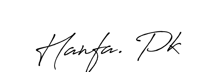Hanfa. Pk stylish signature style. Best Handwritten Sign (Antro_Vectra_Bolder) for my name. Handwritten Signature Collection Ideas for my name Hanfa. Pk. Hanfa. Pk signature style 7 images and pictures png