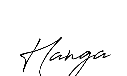 The best way (Antro_Vectra_Bolder) to make a short signature is to pick only two or three words in your name. The name Hanga include a total of six letters. For converting this name. Hanga signature style 7 images and pictures png
