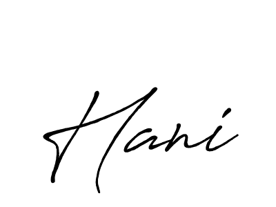 Make a beautiful signature design for name Hani. Use this online signature maker to create a handwritten signature for free. Hani signature style 7 images and pictures png