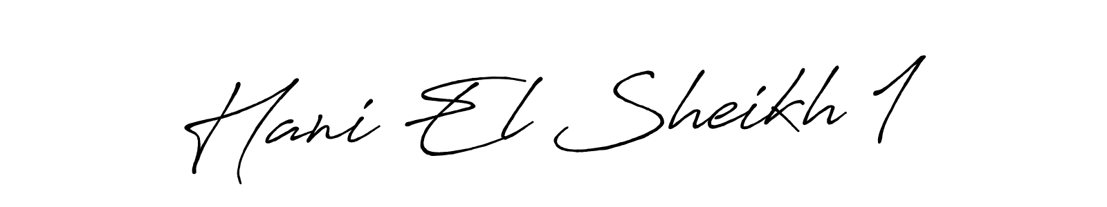 How to make Hani El Sheikh 1 name signature. Use Antro_Vectra_Bolder style for creating short signs online. This is the latest handwritten sign. Hani El Sheikh 1 signature style 7 images and pictures png