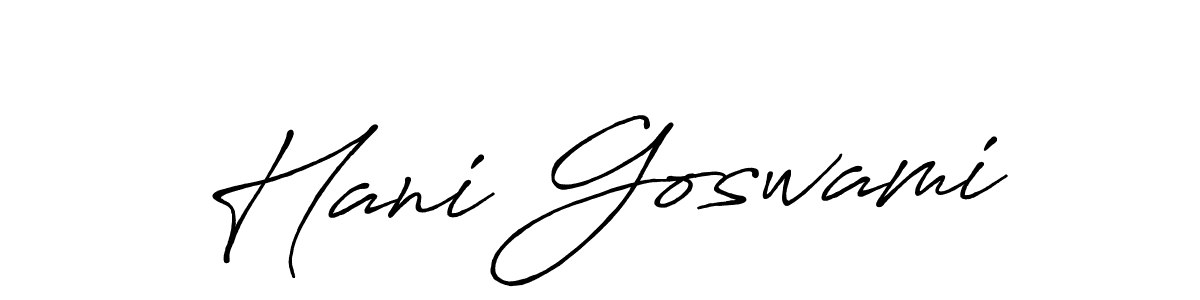 How to Draw Hani Goswami signature style? Antro_Vectra_Bolder is a latest design signature styles for name Hani Goswami. Hani Goswami signature style 7 images and pictures png