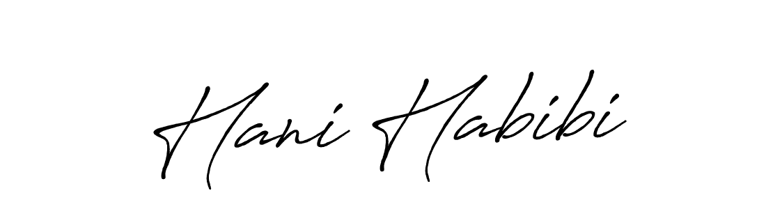 It looks lik you need a new signature style for name Hani Habibi. Design unique handwritten (Antro_Vectra_Bolder) signature with our free signature maker in just a few clicks. Hani Habibi signature style 7 images and pictures png