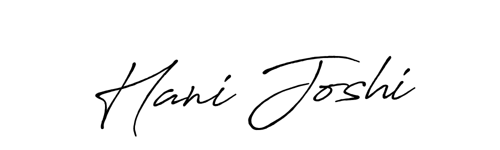 Make a beautiful signature design for name Hani Joshi. Use this online signature maker to create a handwritten signature for free. Hani Joshi signature style 7 images and pictures png
