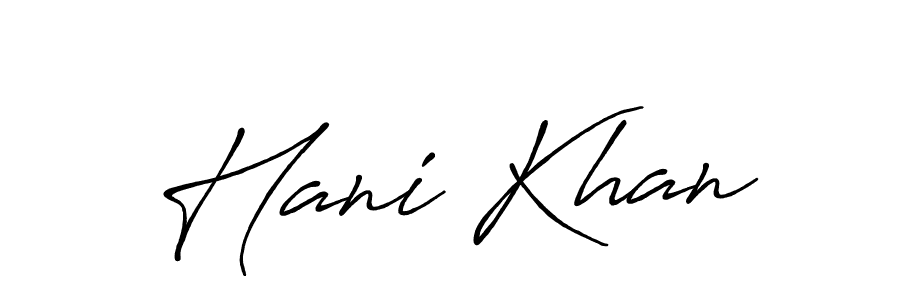 Similarly Antro_Vectra_Bolder is the best handwritten signature design. Signature creator online .You can use it as an online autograph creator for name Hani Khan. Hani Khan signature style 7 images and pictures png