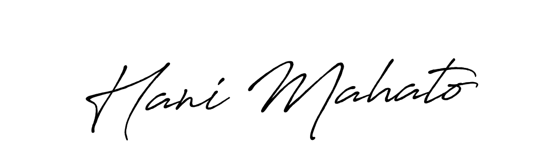 It looks lik you need a new signature style for name Hani Mahato. Design unique handwritten (Antro_Vectra_Bolder) signature with our free signature maker in just a few clicks. Hani Mahato signature style 7 images and pictures png