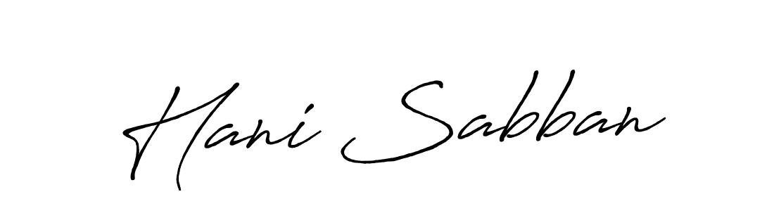 Best and Professional Signature Style for Hani Sabban. Antro_Vectra_Bolder Best Signature Style Collection. Hani Sabban signature style 7 images and pictures png