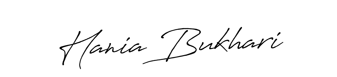 Make a beautiful signature design for name Hania Bukhari. Use this online signature maker to create a handwritten signature for free. Hania Bukhari signature style 7 images and pictures png