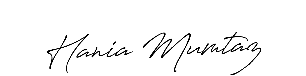 Hania Mumtaz stylish signature style. Best Handwritten Sign (Antro_Vectra_Bolder) for my name. Handwritten Signature Collection Ideas for my name Hania Mumtaz. Hania Mumtaz signature style 7 images and pictures png