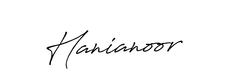 Hanianoor stylish signature style. Best Handwritten Sign (Antro_Vectra_Bolder) for my name. Handwritten Signature Collection Ideas for my name Hanianoor. Hanianoor signature style 7 images and pictures png