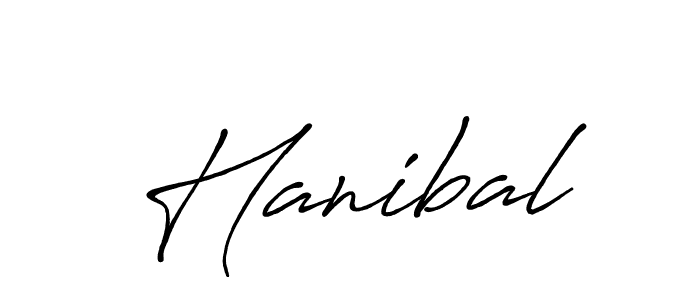 Hanibal stylish signature style. Best Handwritten Sign (Antro_Vectra_Bolder) for my name. Handwritten Signature Collection Ideas for my name Hanibal. Hanibal signature style 7 images and pictures png