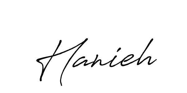 Also we have Hanieh name is the best signature style. Create professional handwritten signature collection using Antro_Vectra_Bolder autograph style. Hanieh signature style 7 images and pictures png