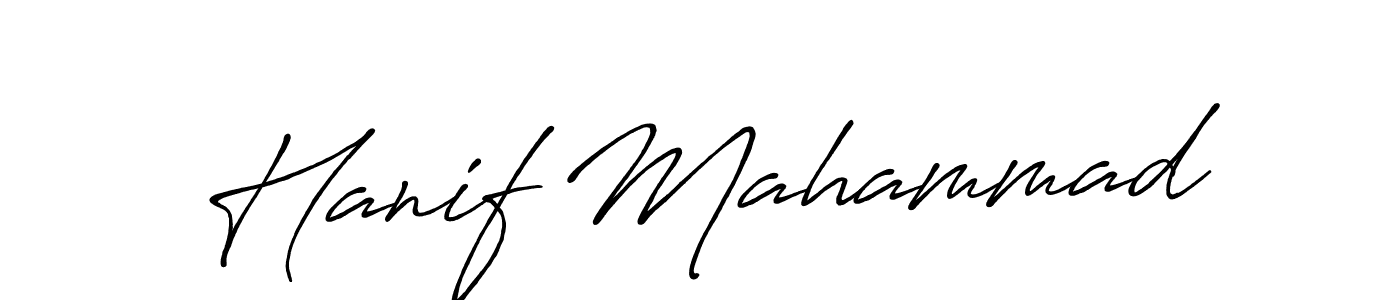 This is the best signature style for the Hanif Mahammad name. Also you like these signature font (Antro_Vectra_Bolder). Mix name signature. Hanif Mahammad signature style 7 images and pictures png