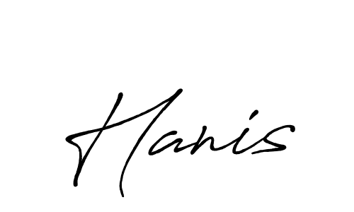 The best way (Antro_Vectra_Bolder) to make a short signature is to pick only two or three words in your name. The name Hanis include a total of six letters. For converting this name. Hanis signature style 7 images and pictures png
