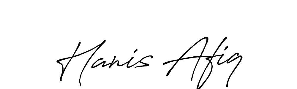 Similarly Antro_Vectra_Bolder is the best handwritten signature design. Signature creator online .You can use it as an online autograph creator for name Hanis Afiq. Hanis Afiq signature style 7 images and pictures png