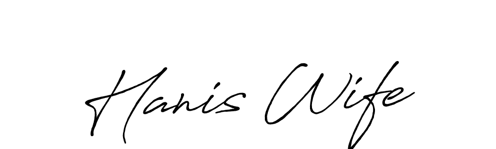 See photos of Hanis Wife official signature by Spectra . Check more albums & portfolios. Read reviews & check more about Antro_Vectra_Bolder font. Hanis Wife signature style 7 images and pictures png