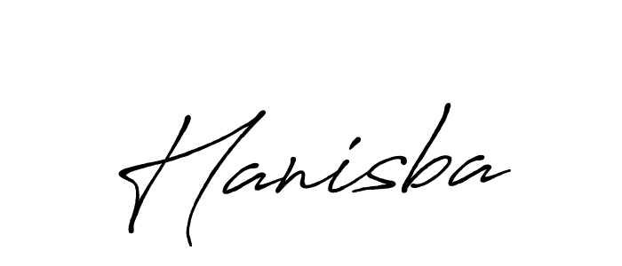 Create a beautiful signature design for name Hanisba. With this signature (Antro_Vectra_Bolder) fonts, you can make a handwritten signature for free. Hanisba signature style 7 images and pictures png