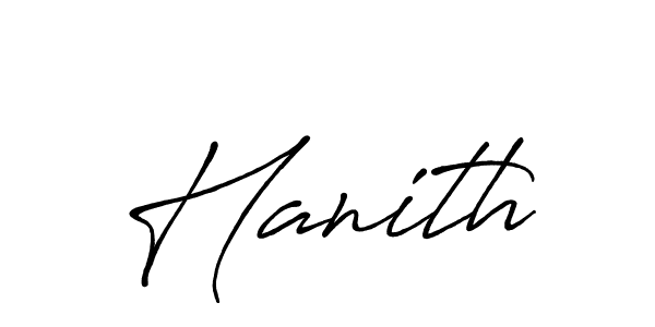 Make a beautiful signature design for name Hanith. Use this online signature maker to create a handwritten signature for free. Hanith signature style 7 images and pictures png