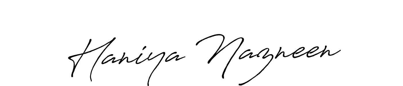 Also You can easily find your signature by using the search form. We will create Haniya Nazneen name handwritten signature images for you free of cost using Antro_Vectra_Bolder sign style. Haniya Nazneen signature style 7 images and pictures png