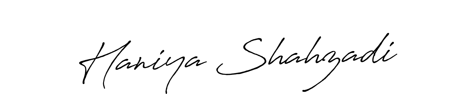 You can use this online signature creator to create a handwritten signature for the name Haniya Shahzadi. This is the best online autograph maker. Haniya Shahzadi signature style 7 images and pictures png