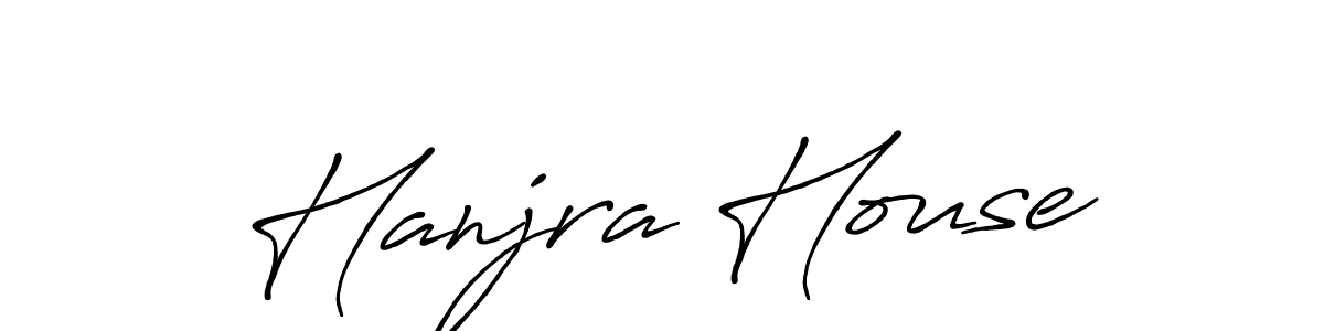 Make a beautiful signature design for name Hanjra House. With this signature (Antro_Vectra_Bolder) style, you can create a handwritten signature for free. Hanjra House signature style 7 images and pictures png