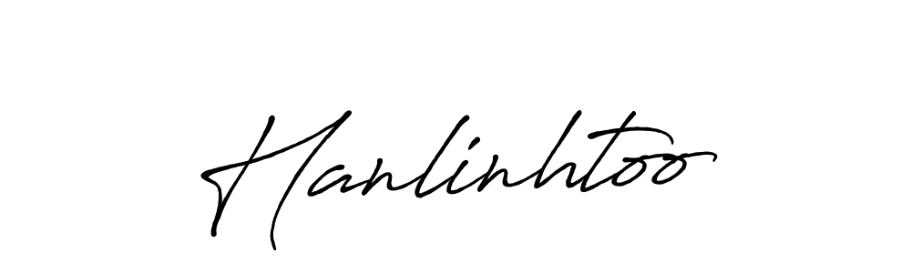 You should practise on your own different ways (Antro_Vectra_Bolder) to write your name (Hanlinhtoo) in signature. don't let someone else do it for you. Hanlinhtoo signature style 7 images and pictures png